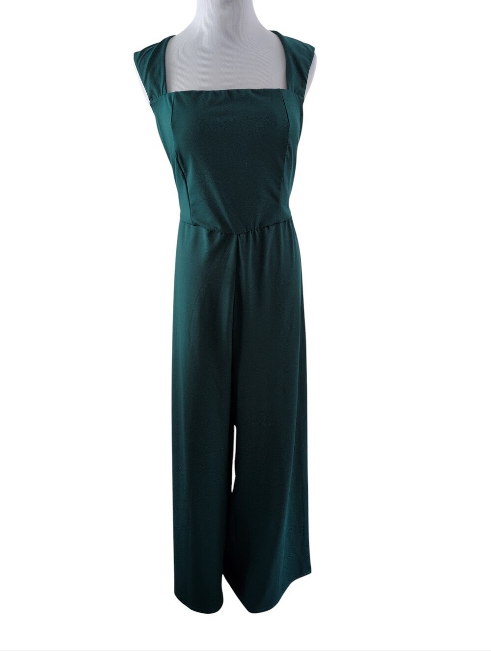 Halara Emerald Green Jumpsuit, One Piece Pants Suit, NWOT, Size Large Petite